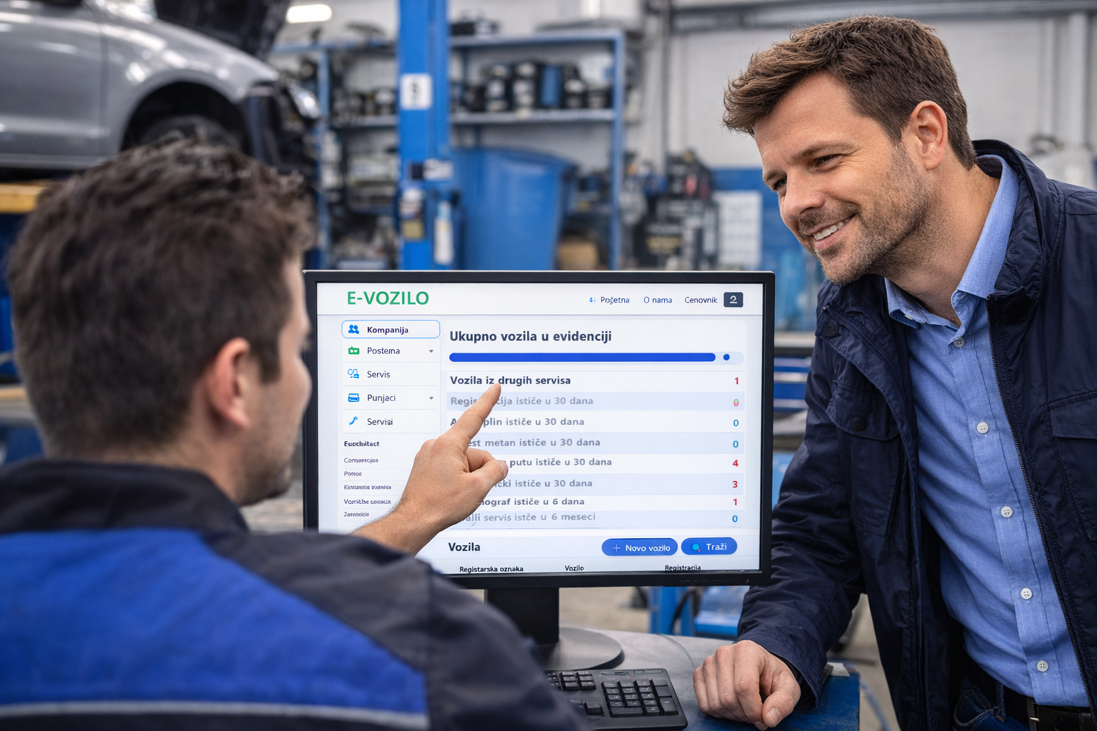 Rešenje uz E-Vozilo platformu